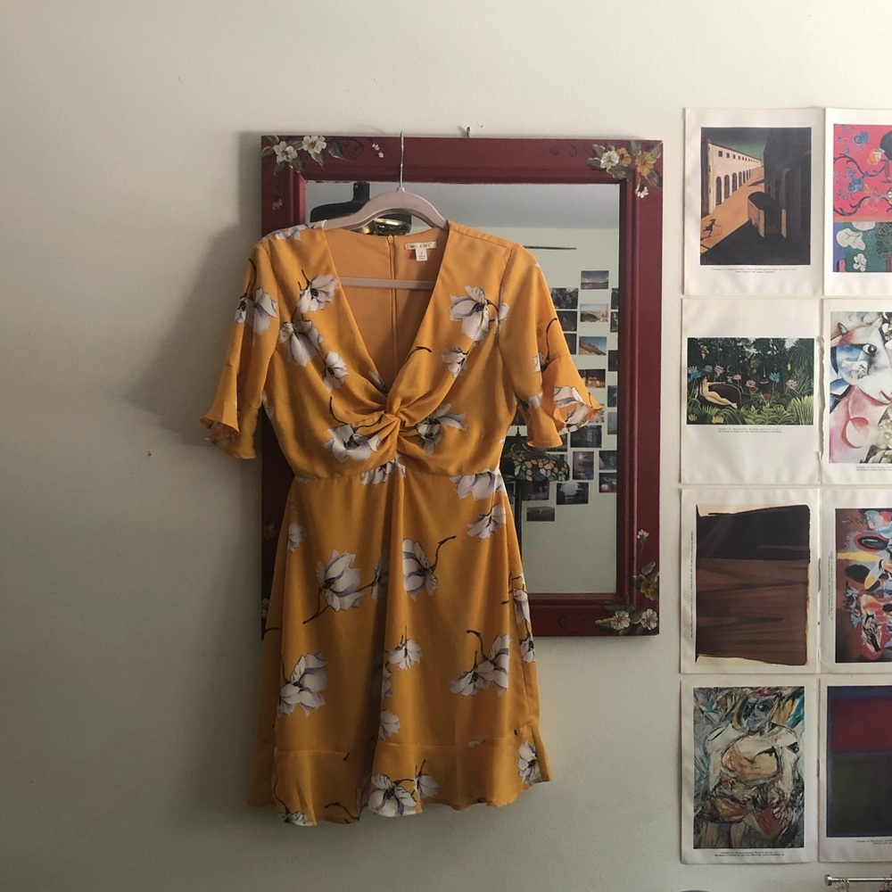 francescas yellow sun dress